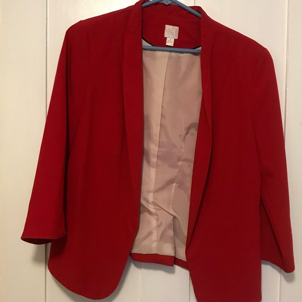 Red blazer